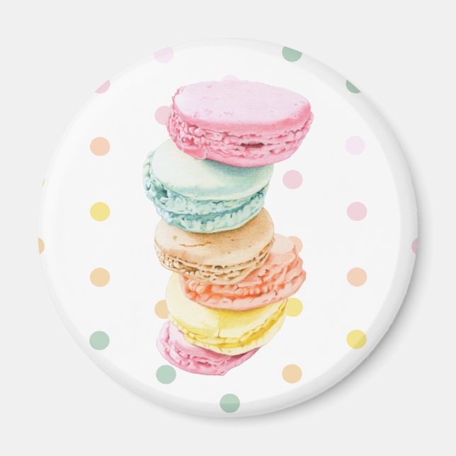 Imã Macarons pontos Magnet (Frente)