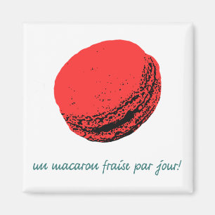 Imã macarrão de morango