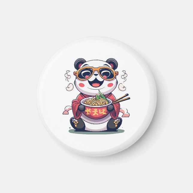 Imã Macarrão Panda (Frente)