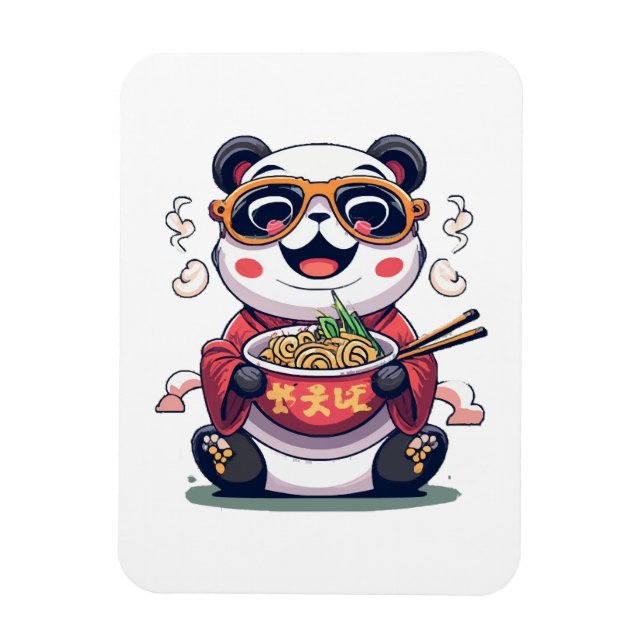 Ímã Macarrão Panda (Vertical)