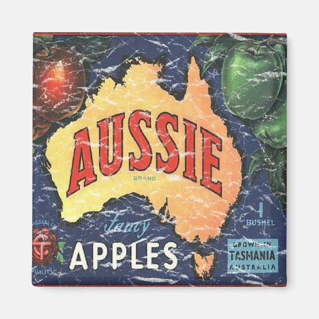 Imã Maçãs Aussie - Em apuros (Frente)