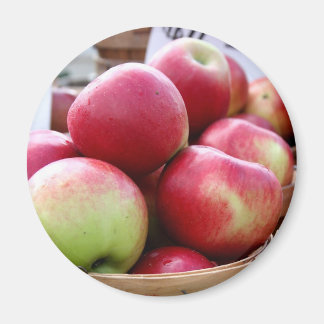 Imã Maçãs frescas no mercado de agricultores