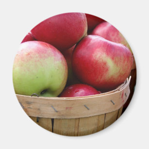 Imã Maçãs frescas no mercado de agricultores