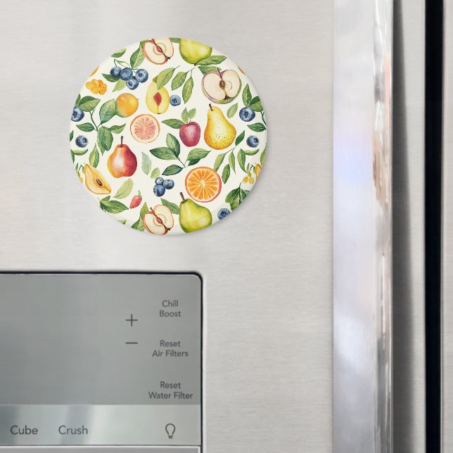 Imã Maçãs Peras Mirtilos Laranjas Frutas (In Situ (Fridge))