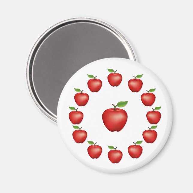Imã Maçãs, Red Delicious (Front/Back)