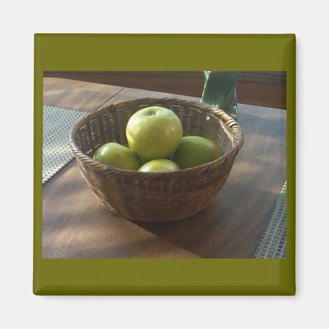Imã Maçãs verdes (Frente)