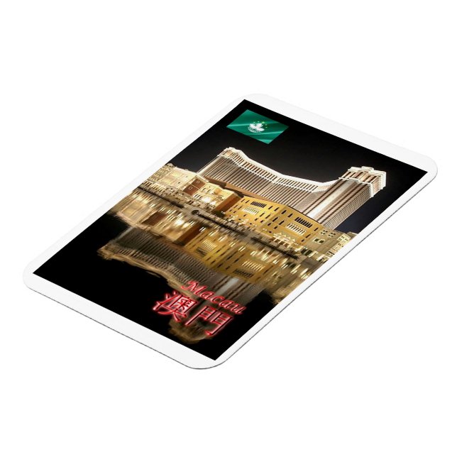 Ímã Macau à noite - Magnet (Left Side)