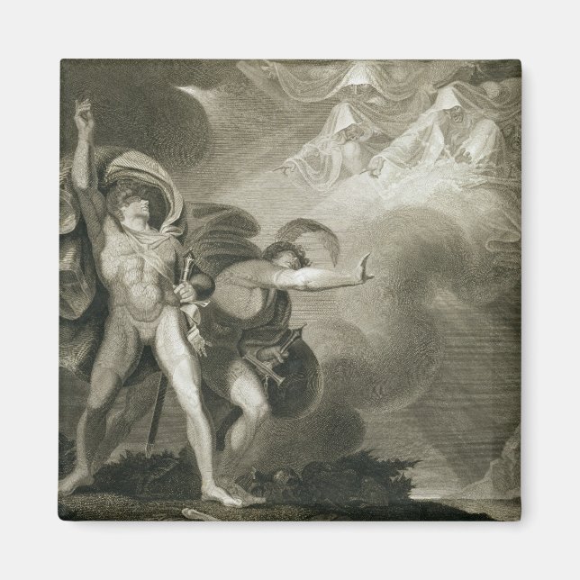 Imã Macbeth, Banquo e as Três Bruxas na Terra (Frente)