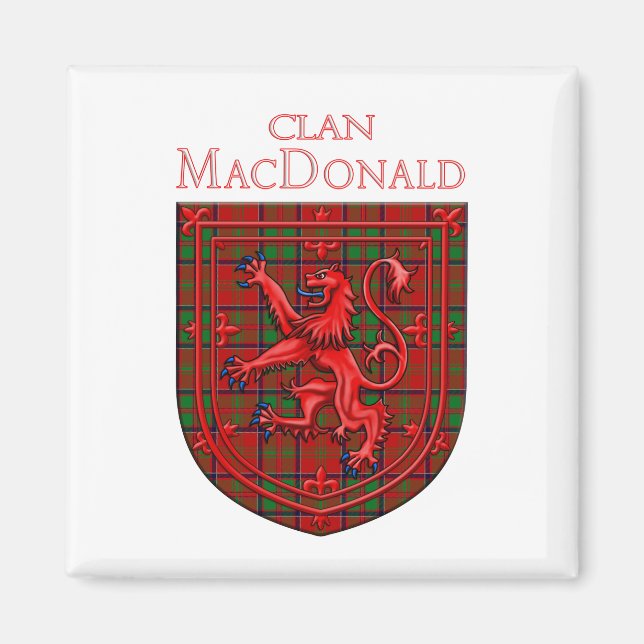 Imã MacDonald de Glencoe Tartan Xadrez escocesa (Frente)