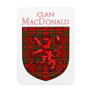 Ímã MacDonald de Glencoe Tartan Xadrez escocesa