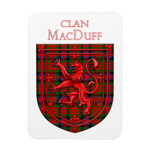 Ímã MacDuff Tartan - Xadrez escocesa Rampant