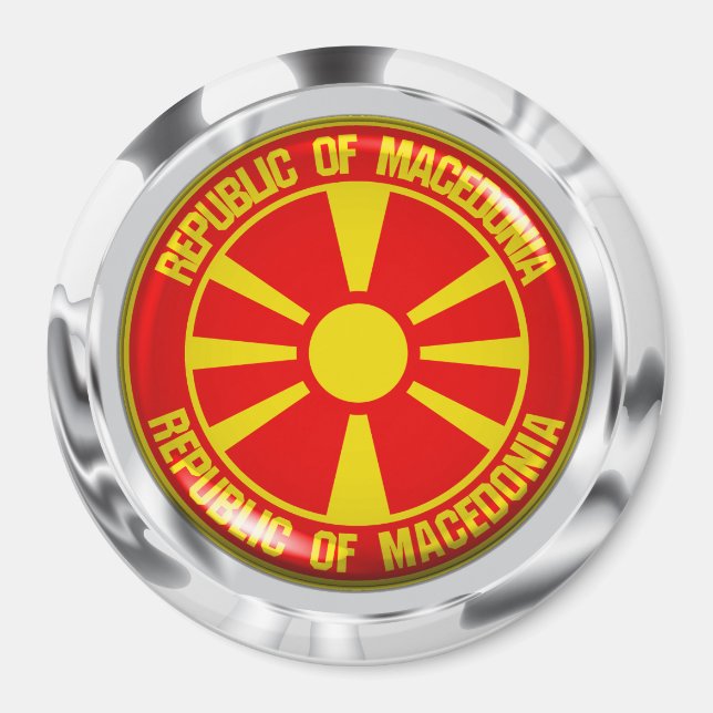Imã Macedônia Round Emblem (Frente)
