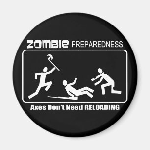 Imã Machados da prontidão do zombi que recarregam o