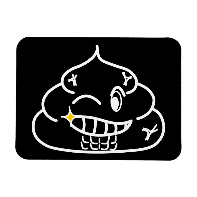 Ímã Macho Poop - Brootsch, PooPoo (Horizontal)