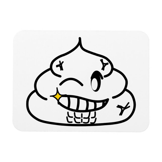 Ímã Macho Poop - Brootsch, PooPoo (Horizontal)
