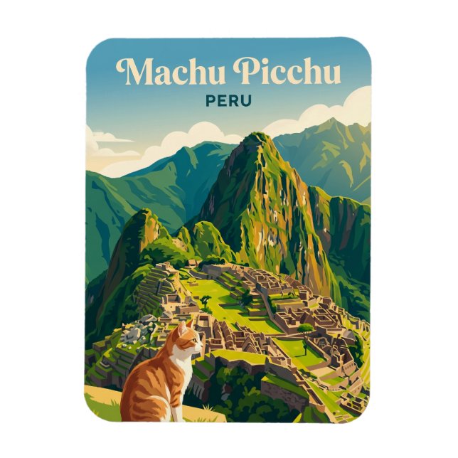 Ímã Machu Picchu Peru (Vertical)