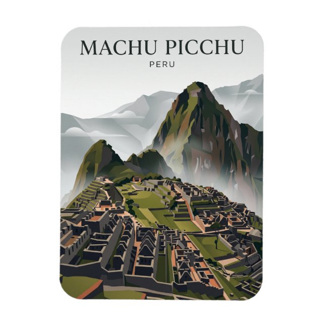 Ímã Machu Picchu Peru (Vertical)