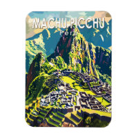Machu Picchu Peru, América do Sul, Viagem Art Vint