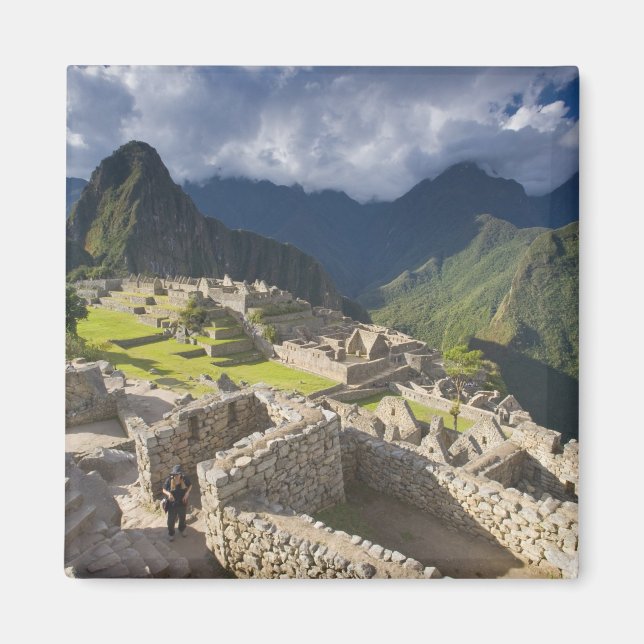 Imã Machu Picchu, ruínas antigas, mundo da UNESCO 3 (Frente)
