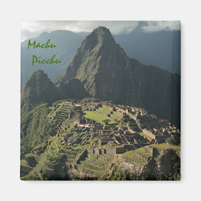 Imã Machu Picchu Souvenir Refigerator Magnet (Frente)