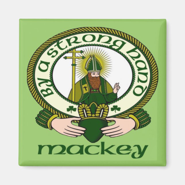 Imã Mackey Clan Motto Magnet (Frente)