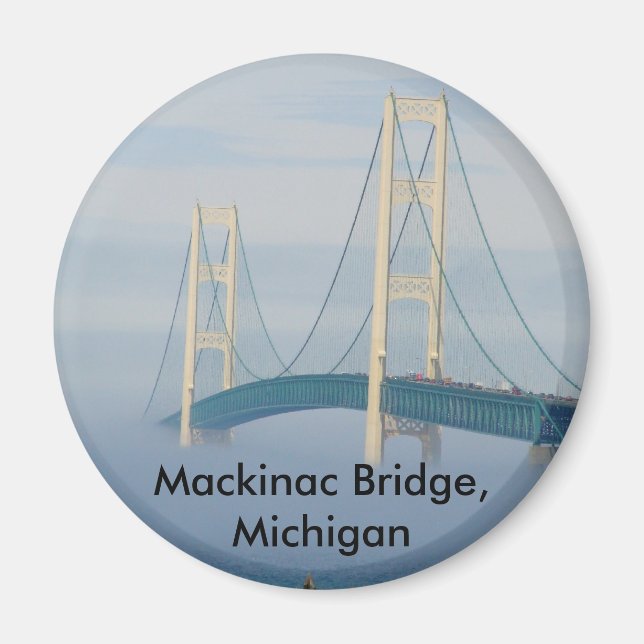 Imã Mackinac Bridge, Michigan (Frente)