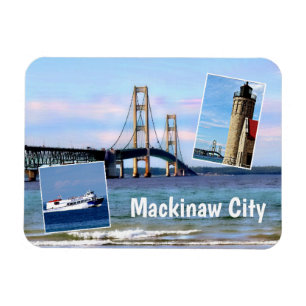 Ímã Mackinaw City Magnet