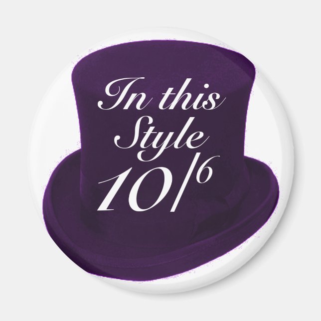 Imã Mad Hatter - Roxo (Frente)