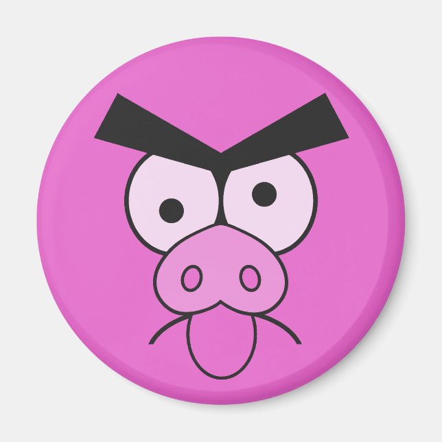 Imã Mad Pig Magnet (Frente)