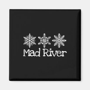 Imã Mad River Mountain Ohio Ski Skiier Skiing Snowflak