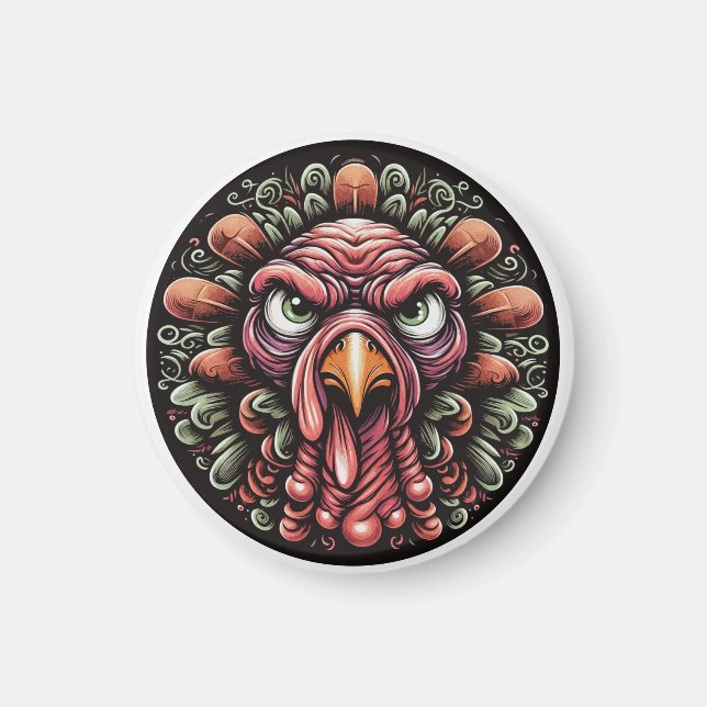 Imã "Mad Turkey" Magnet (Frente)