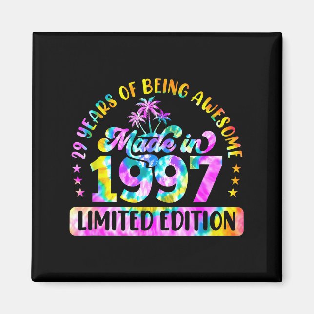 Imã Made In 1997 Limited Edition 29 Birthday 29 Year O (Frente)