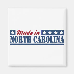 Imã "Made In North Carolina"	" Estado da Carolina do N