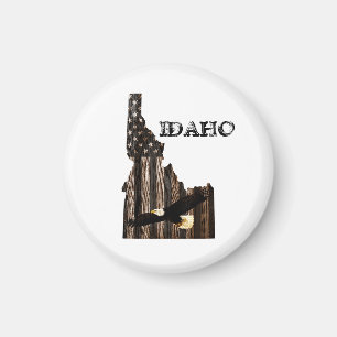 IMÃ MADEIRA BURNT BALD EAGLE - IDAHO PATRIOT BLK