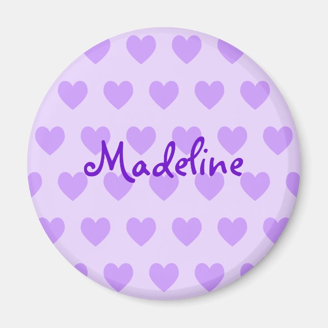 Imã Madeline em Roxo (Frente)