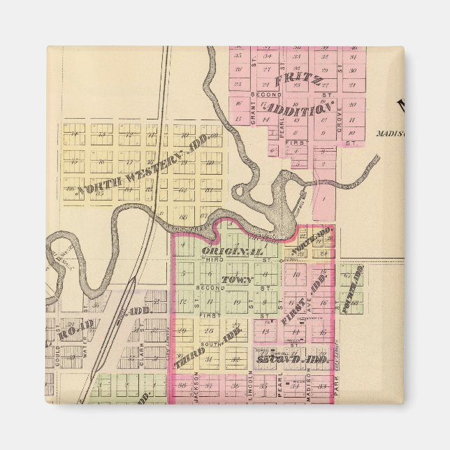 Imã Madison, Nebraska (Frente)