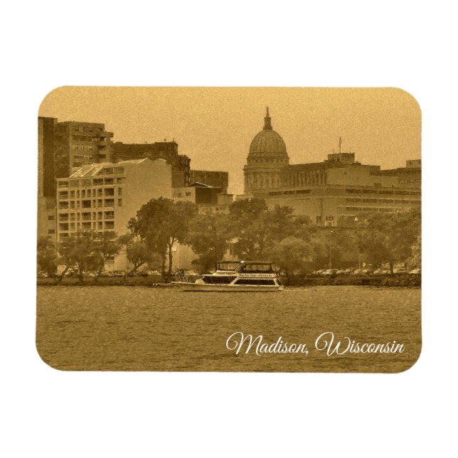 Ímã Madison, Wisconsin (Horizontal)