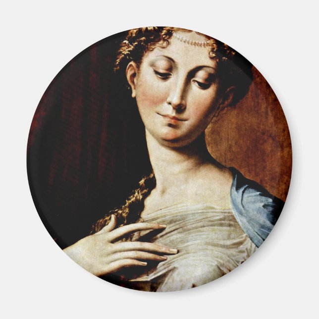 Imã Madona Com O Pescoço Longo De Parmigianino (Frente)