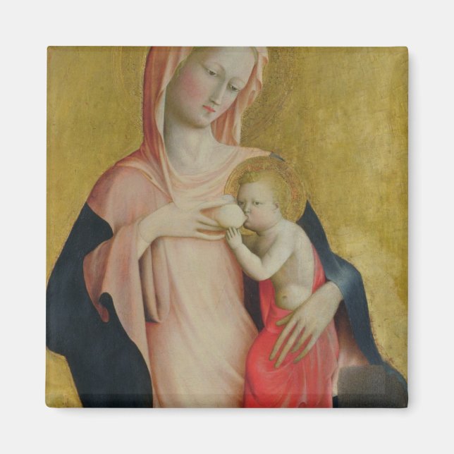 Imã Madona da Humildade, c.1410 (tempera no painel) (Frente)