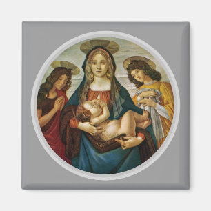 Imã Madona e Menino de Botticelli