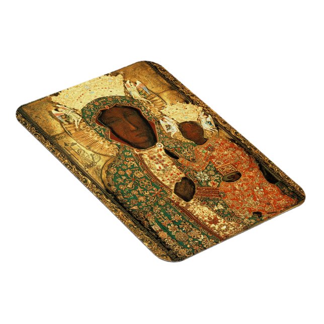 Ímã Madona Negra e Criança Nossa Senhora de Czestochow (Lado Direito)