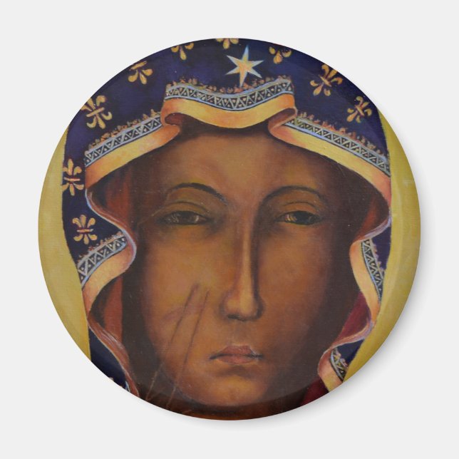 Imã Madona Negra Polonesa de Czestochowa (Frente)