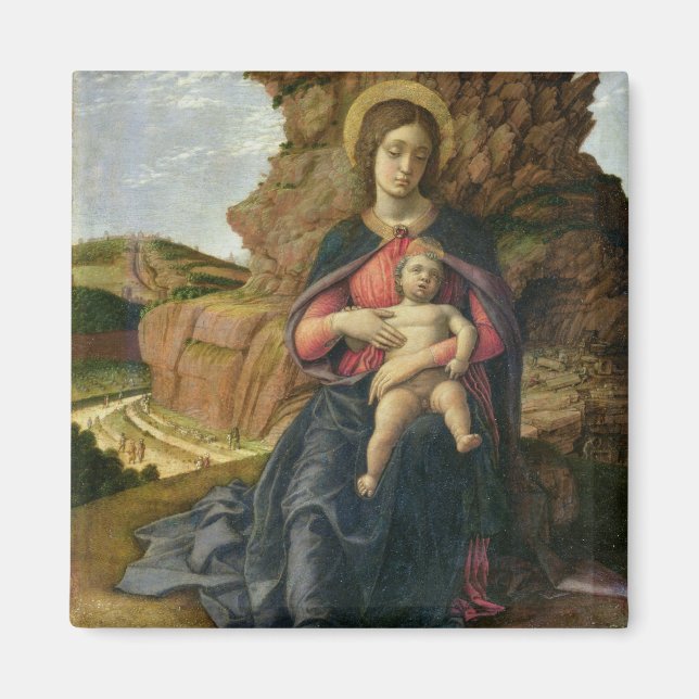 Imã Madonna da Caverna, 1488-90 (tempera no painel) (Frente)