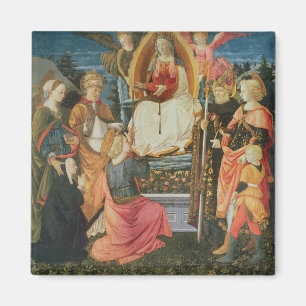 Imã Madonna da cintura sagrado, 1456 (tempera sobre