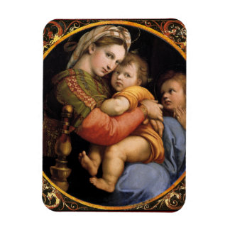 Ímã Madonna della Sedia Flexível MAGNET do Raphael
