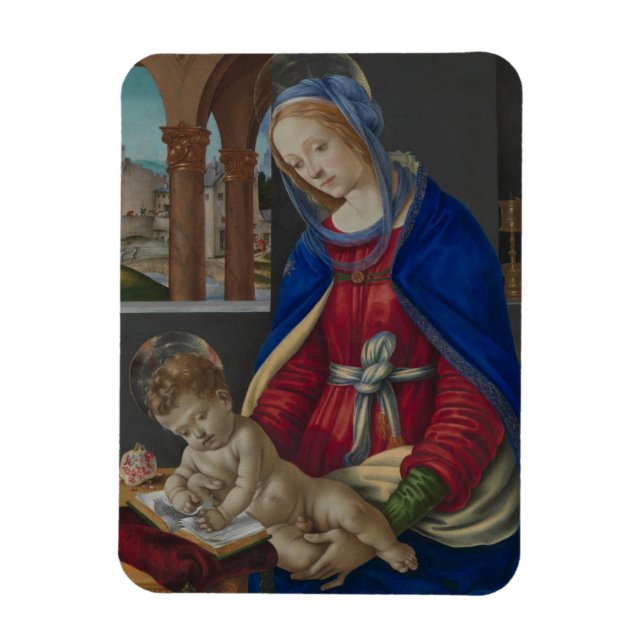 Ímã Madonna e Child, cerca de 1483-4 (Vertical)