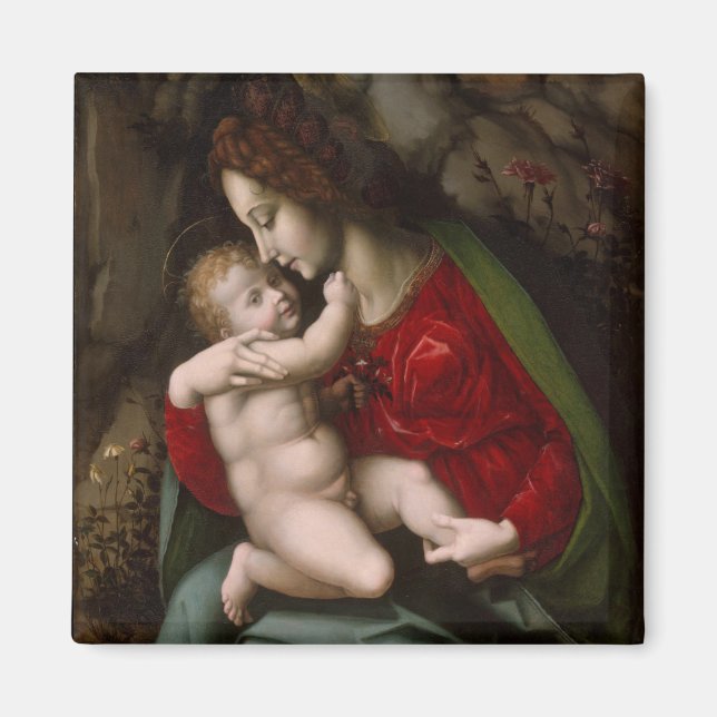 Imã Madonna e Child, cerca de 1520 (Frente)