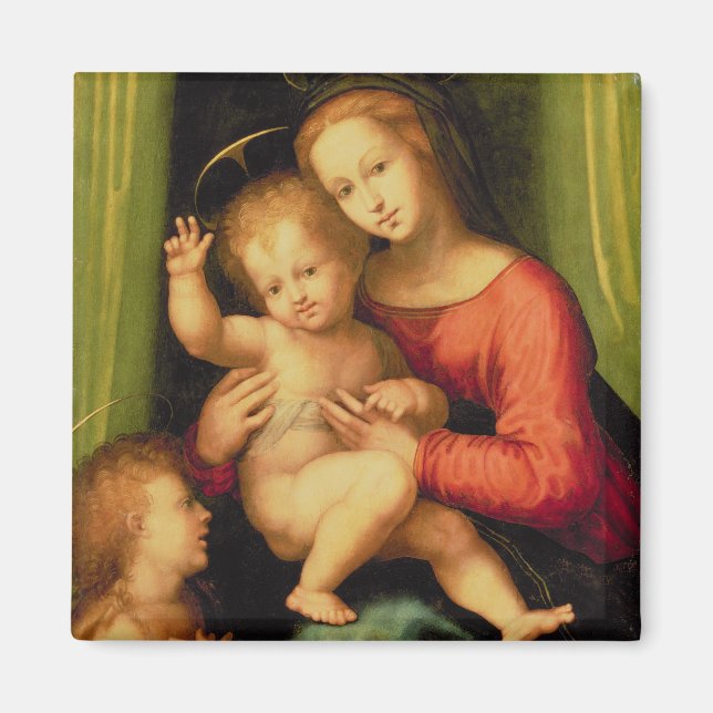 Imã Madonna e Child com Ruas. (Frente)