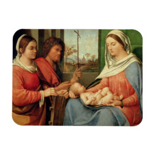Ímã Madonna e Child com Santos 2