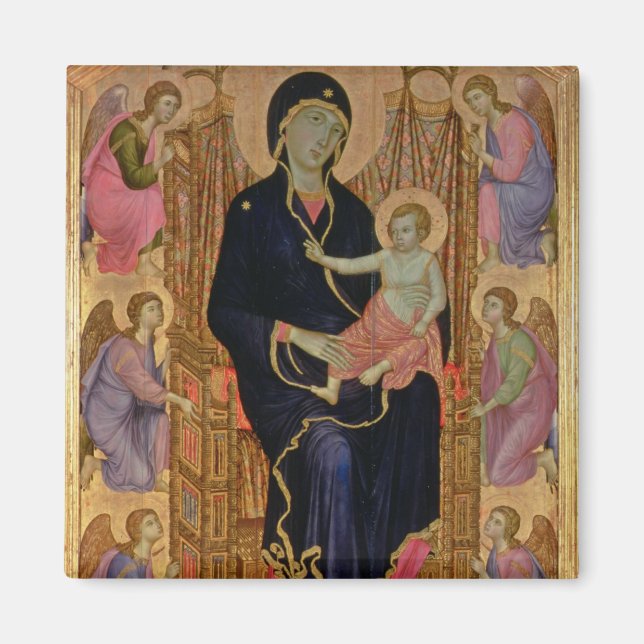 Imã Madonna e Child (Rucellai Madonna) 1285 (tempera) (Frente)